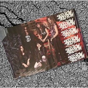 90s SKID ROW Rock Band 1990 Poster SEBASTIAN BACH RACHAEL BOLAN Brand New NOS